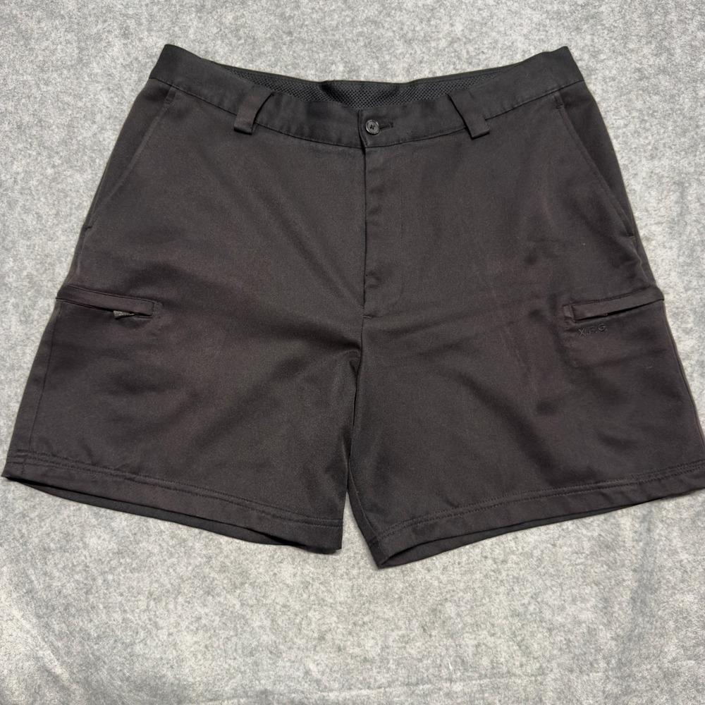 IZOD XFG Mens Black Performance Golf Shorts Size‎ 36 4565052 L75
